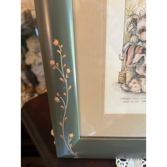 Vintage Jody Bergsma Bubble Bath Signed and Numbered Litho - Picture 4 of 6